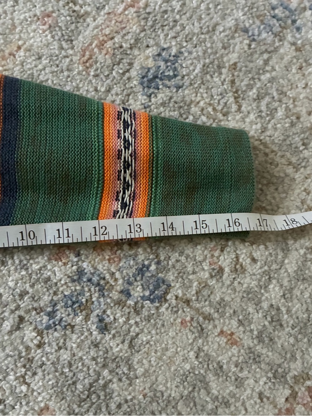 Vintage Chaps Southwestern Striped Knit Sweater - Size L - Picture 5 of 6